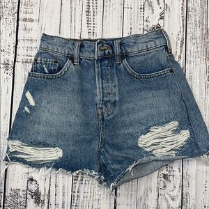 BDG Pax‎ Denim Distressed Women's Shorts Sz. W26